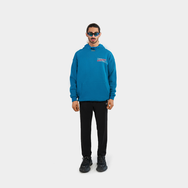 "CONFIDENTIAL" Hoodie - Azure Blue