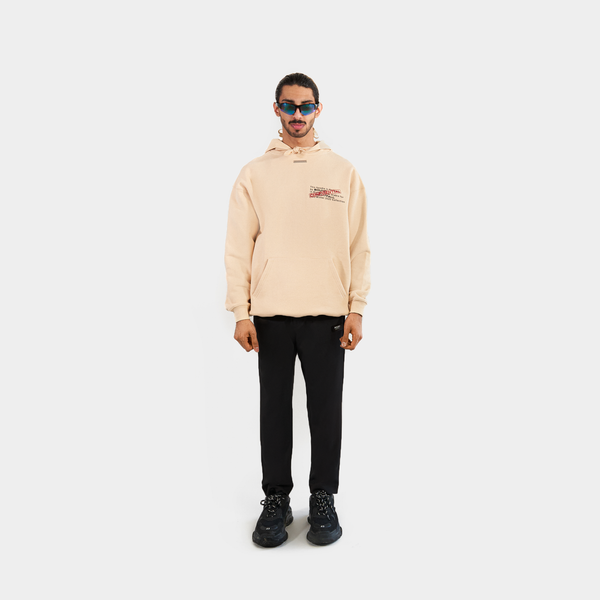 "CONFIDENTIAL" Hoodie - Cream