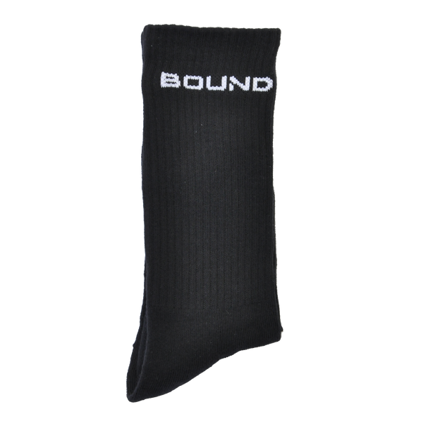 "BOUND" Crew Socks - Black