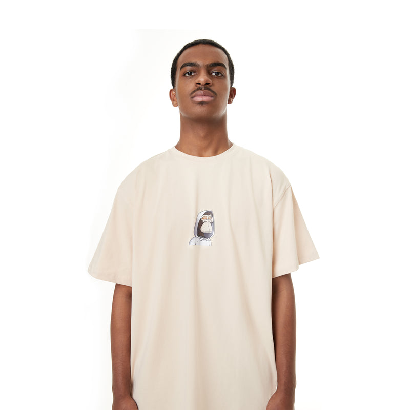 “BORED APE” NFT DROP T-SHIRT - CREAM