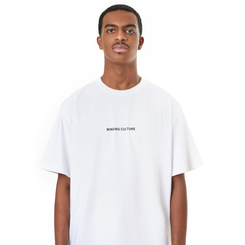 “MINDING CULTURE” T-SHIRT - WHITE