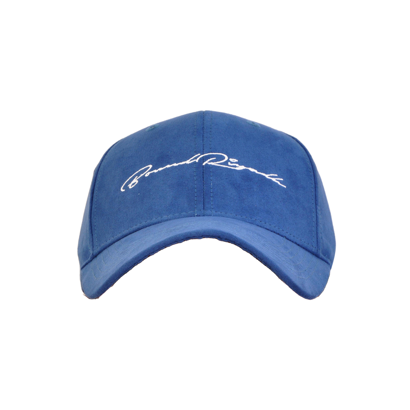 "BOUND RIYADH" Signature Suede Hat - Blue